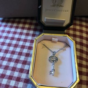 Juicy Couture Silver Key Necklace